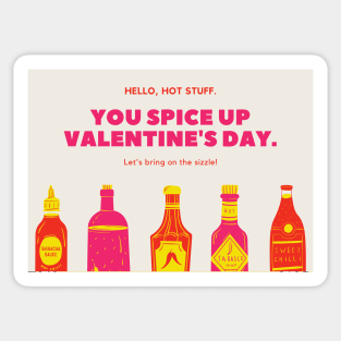 Spicy Valentine's Day - Valentines Day Card Sticker